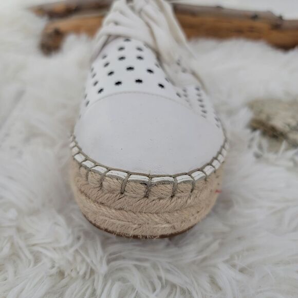 Nine west gigantic white espadrille sneakers - Picture 5 of 9
